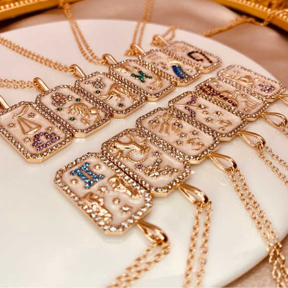 Zodiac Pendant Dainty Necklace - Picture 4 of 8